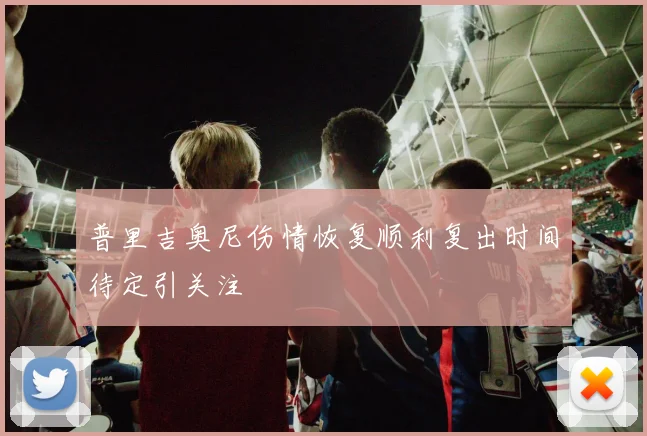 普里吉奥尼伤情恢复顺利复出时间待定引关注